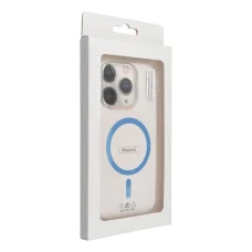 Samsung Galaxy A27 tok Drop Glue Színes Gyűrűs Mag Tok kompatibilis MagSafe-fel világoskék