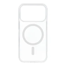  iPhone 17 Pro Fehér Drop Glue Színes Gyűrűs Mag Tok kompatibilis MagSafe-val (teljes gyűrű)