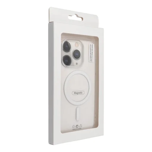 Színes Gyűrű Drop Glue Mag Tok kompatibilis MagSafe-fel IPHONE 14 PRO MAX fehér tok - 4