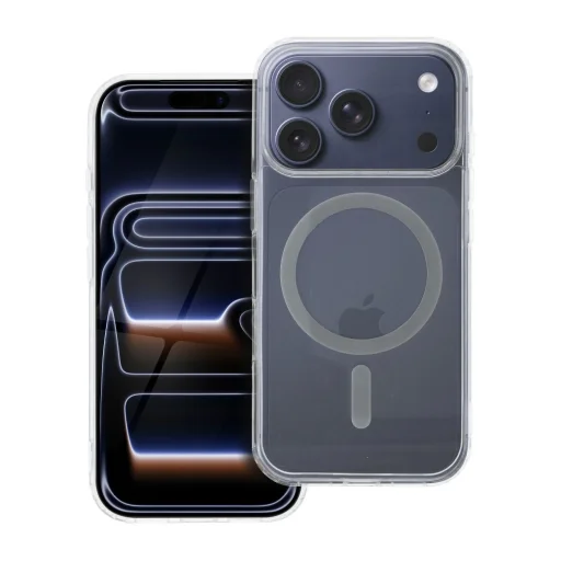  iPhone 17 Pro Szürke Színes Gyűrűs Mag Cover MagSafe kompatibilis tok (teljes gyűrű) - 3