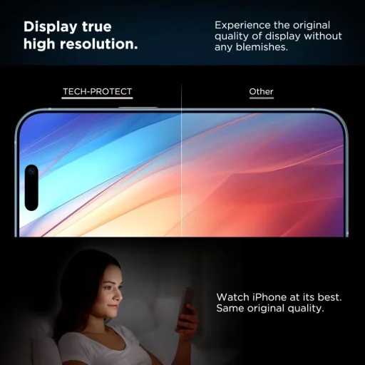 Tech-protect Quick Set+ 2 darabos készlet iPhone 12 / 12 Pro Fekete üvegfólia - 3