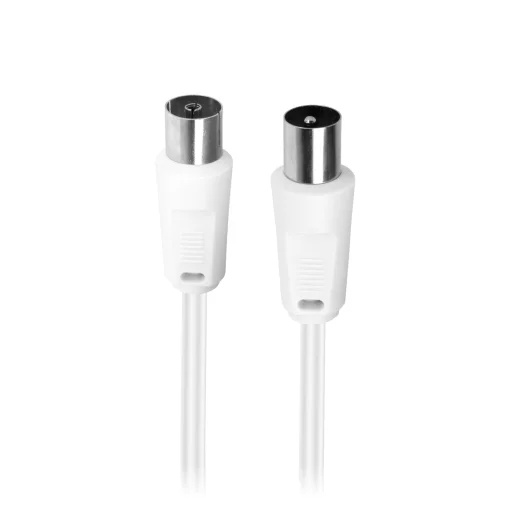 Setty Koaxiális antenna kábel 90dB 1,5 m KCX-901.50 fehér - 1