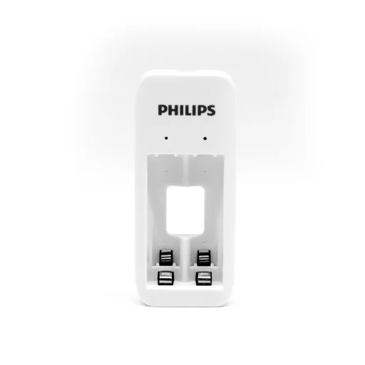 PHILIPS Kétcsatornás akkumulátortöltő NiMH USB + 2xAAA 700mAh - 1