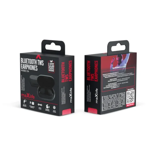 Maxlife Bluetooth fülhallgató TWS MXBE-04 fekete - 16