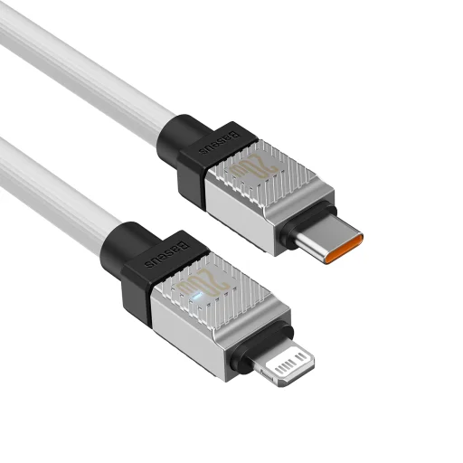 Baseus kábel CoolPlay USB-C - Lightning 2m 20W fehér - 5