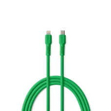 COLORUM kábel USB-C - Lightning 1,8m 2,4A CK12-CL-04 zöld