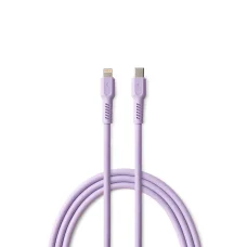 COLORUM kábel USB-C - Lightning 1,8m 2,4A CK12-CL-09 levendula