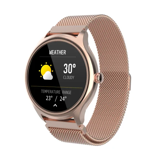 Forever ForeVive 3 SB-340 okosóra gold bluetooth hangszóróval 3W - 3