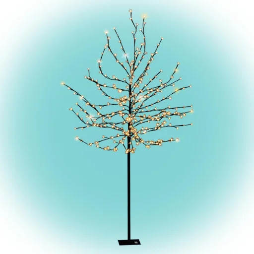 Home CBT 320 virágzó cseresznyefa, 320 db LED, IP44, fém talp, kültéri, beltéri - 1