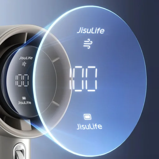 Jisulife Kézi Ventilátor Pro1 S FA53PRO Hordozható USB Ventilátor - Világos Barna - 7