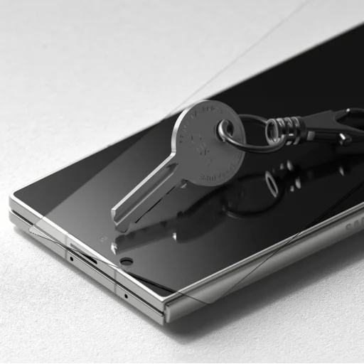  Galaxy Z Fold 7 Átlátszó Ringke Edzett üveg Cover Display Easy Slide 2-csomag üvegfólia - 4