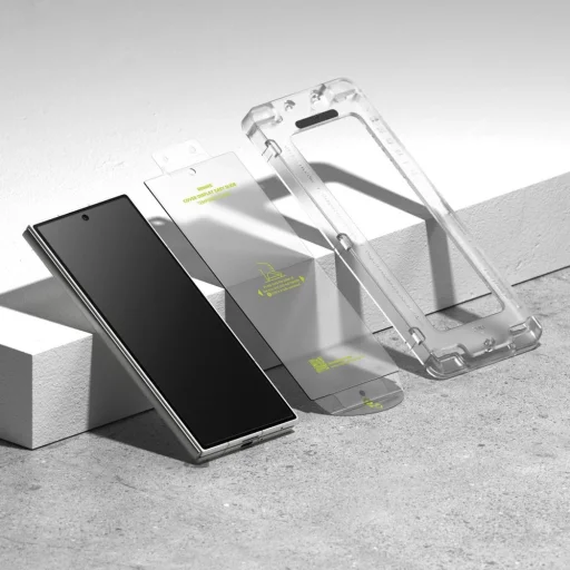  Galaxy Z Fold 7 Átlátszó Ringke Edzett üveg Cover Display Easy Slide 2-csomag üvegfólia - 7