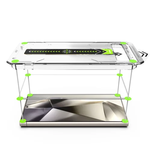 Samsung Galaxy S24 Ultra - Techsuit TitanGlass CrystalHD - Átlátszó. üvegfólia - 3