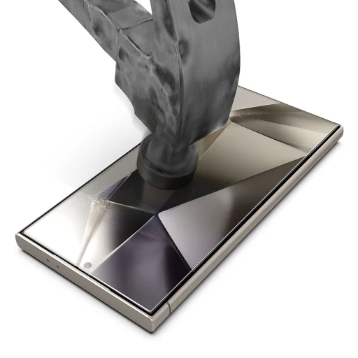 Techsuit - TitanGlass CrystalHD (2 csomag) - Samsung Galaxy S24 Ultra - Átlátszó üvegfólia - 6