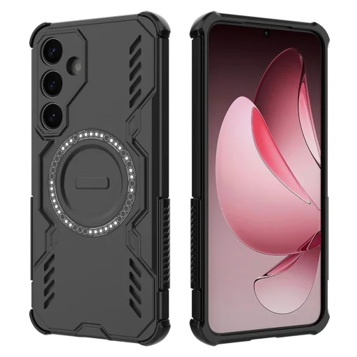 Samsung Galaxy S25 - Techsuit ArmorMag tok - Fekete. - 2