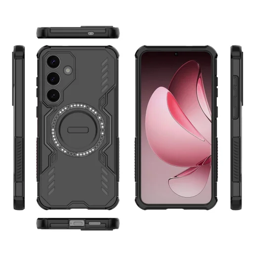 Samsung Galaxy S25 - Techsuit ArmorMag tok - Fekete. - 4