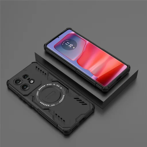 Motorola Edge 50 Pro - Techsuit ArmorMag tok - Fekete - 5