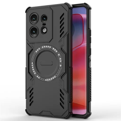 Motorola Edge 50 Pro - Techsuit ArmorMag tok - Fekete - 1