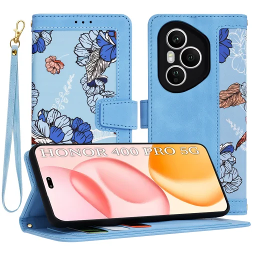  Honor 400 Pro Élénk Kék Techsuit FlipCraft pulóver tok - 1