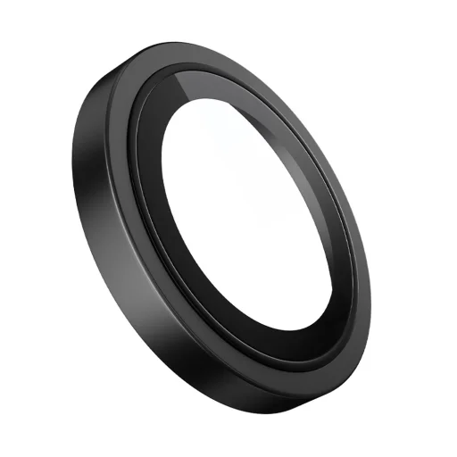 Blueo - Eredeti fém keretes lencsevédő (3 darabos csomag) - iPhone 14 Pro / iPhone 14 Pro Max - Fekete - 2