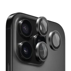  Blueo - 99 tükröződésmentes lencseüveg - iPhone 16 Pro / iPhone 16 Pro Max - Fekete Titán üvegfólia