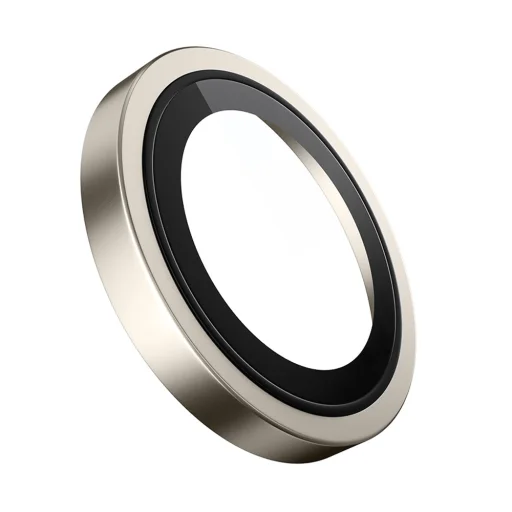  Blueo - Eredeti Fém Keret Lencsevédő (3 darabos csomag) - iPhone 16 Pro / iPhone 16 Pro Max - Natúr Titán üvegfólia - 2