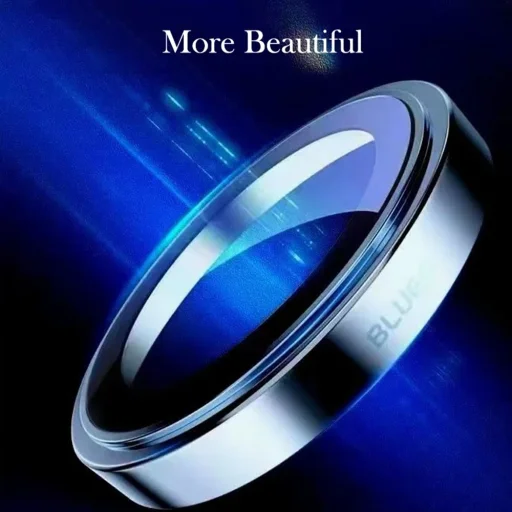  Blueo - Eredeti Zafír Kristály Lencse Üveg (3 darabos) - iPhone 16 Pro / iPhone 16 Pro Max - Színes üvegfólia - 3