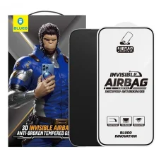  Blueo - Törésálló Üveg - iPhone 14 Pro / iPhone 15 / iPhone 16 - Fekete üvegfólia