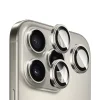  Blueo - Eredeti Zafírkristály Kamera Lencsevédő Üveg (3 darab) - iPhone 16 Pro / iPhone 16 Pro Max - Natúr Titán üvegfólia