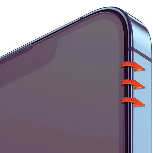 Blueo - Tükröződésmentes HD üveg Applikátor Pro-val - iPhone 14 Pro Max - Fekete - 4