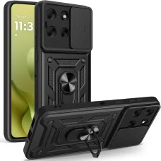 Motorola Moto G86 - CamShield sorozat - Techsuit - Fekete tok