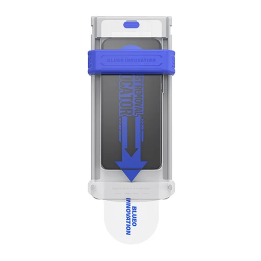  Blueo - 3D AR Teljes Ragasztós Üveg Alkalmazó Proval - iPhone 16 Pro Max - Fekete üvegfólia - 2