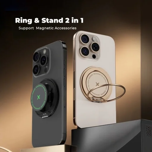 Blueo - Vékony Mágneses Gyűrűtartó - Arany - 2