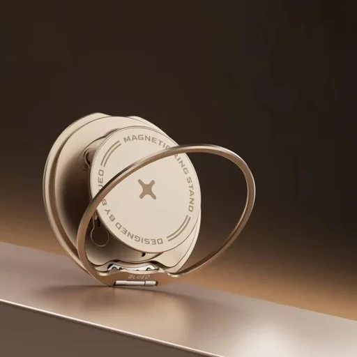 Blueo - Vékony Mágneses Gyűrűtartó - Arany - 3