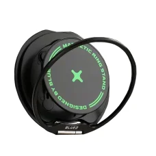 Blueo - Vékony Mágneses Gyűrűtartó - Fekete