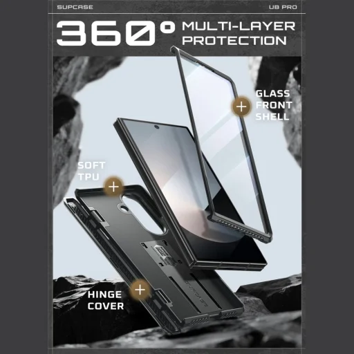  Galaxy Z Fold 7 Fekete Supcase Unicorn Beetle Pro tok - 4