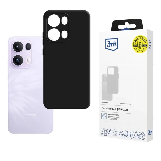 3mk Matt tok Oppo Reno13 Pro - Fekete tok - 1