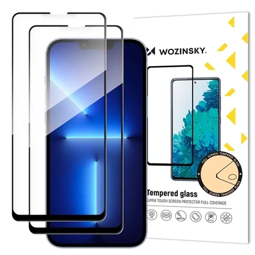 Wozinsky Full Glue edzett üveg (2 darabos készlet) Samsung Galaxy M56 üvegfólia - 1
