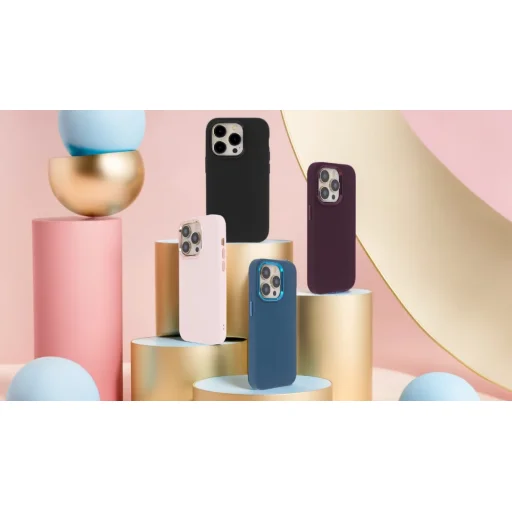 Satin Touch tok Samsung Galaxy A54 5G sötétkék - 4