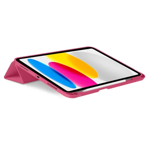 Tech-protect SC Pen Canvas fliptok iPad 10.9” 2022 Magenta Bloom - 6