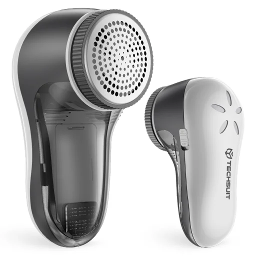 Ruházati szöszeltávolító Techsuit - Flufix (ACS1) - 9000 fordulat/perc, ABS, rozsdamentes acél - Szürke. - 1