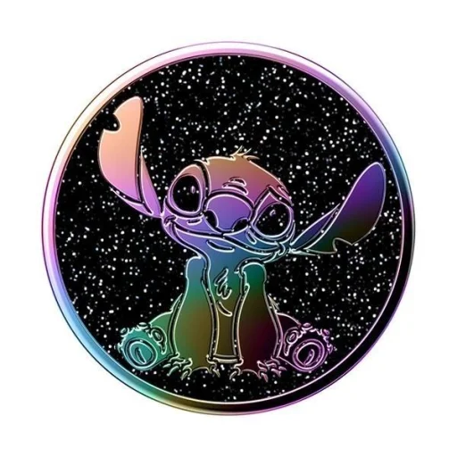 Popsockets 2 Enamel Oil Slick Stitch tartó és telefontartó, - 1