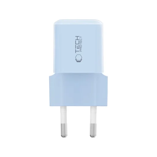 Tech-protect Ncm25 1-port hálózati töltő Pd 25w Baba kék - 3