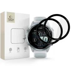 Tech-Protect Glass Flex+ 2-pack Garmin Forerunner 570 (42 Mm) fekete üvegfólia