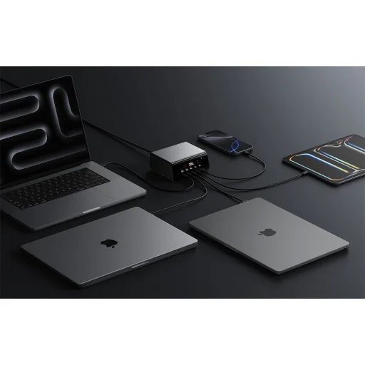 EcoFlow RAPID Pro Asztali Töltő (320W, 4xUSB-C, 1xUSB-A, GaN) - 6