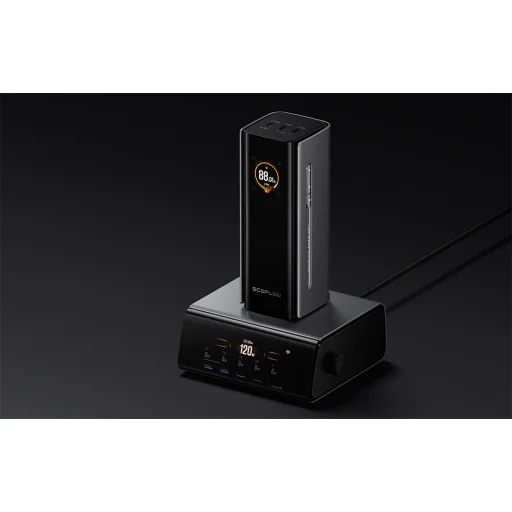 EcoFlow RAPID Pro Asztali Töltő (320W, 4xUSB-C, 1xUSB-A, GaN) - 9