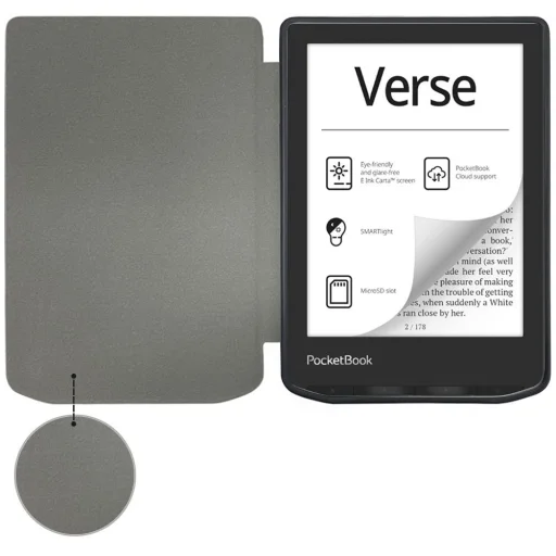 Tech-protect Smartcase Pocketbook Verse / Verse Pro fekete tok - 5