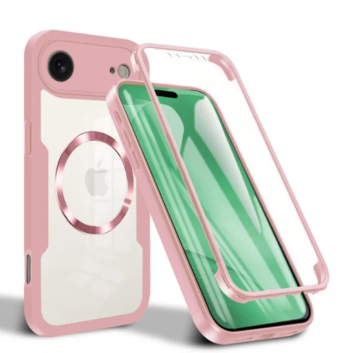  iPhone 17 Air Rózsaszín - Techsuit - ColorVerse 360 MagSafe Séries + Képernyővédő tok - 1