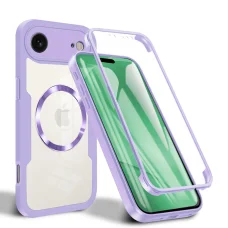  Apple iPhone 17 Air Lila Techsuit - ColorVerse 360 MagSafe sorozat + Képernyővédő tok