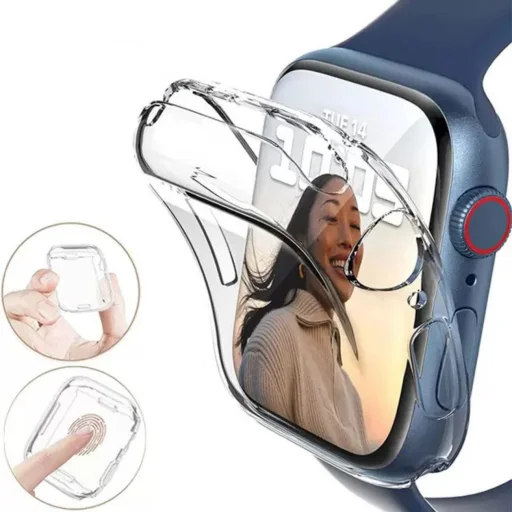 Ultra Clear 49 mm-es óra tok Apple Watch (Ultra 1/2) - átlátszó tok - 2